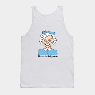 GOLDEN GIRLS SOPHIA PETRILLO FAN ART Tank Top