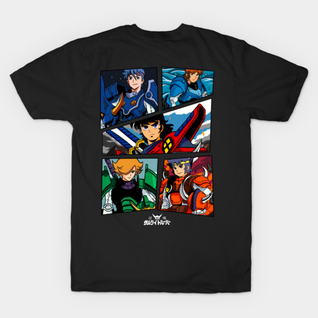 Ronin Warriors F/B Ronin Warriors T-Shirt TeePublic
