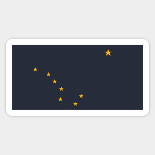Alaska Flag Stars Big Dipper North Star Magnet