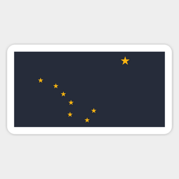 Alaska Flag Stars Big Dipper North Star Magnet by Yesteeyear