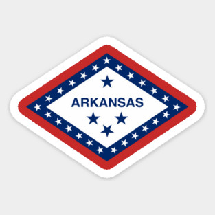 Arkansas State Flag Sticker