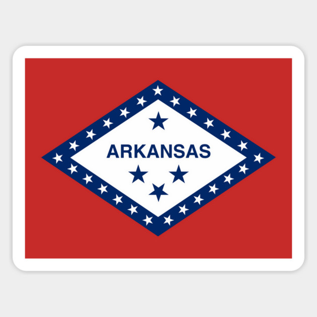 Arkansas State Flag Magnet by Yesteeyear