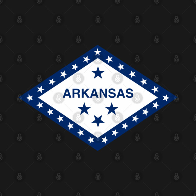 Arkansas State Flag by Yesteeyear
