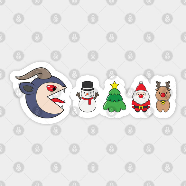 Krampus Man Sticker by GoshWow®