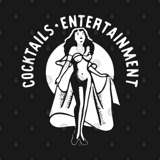 Vintage Cocktail Lounge Pin Up Girl by Yesteeyear