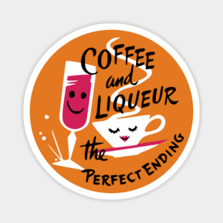 Coffee and Liqueur Vintage Restaurant Matchbook Magnet