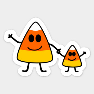 Halloween - Cute Candy Corn Family Magnet
