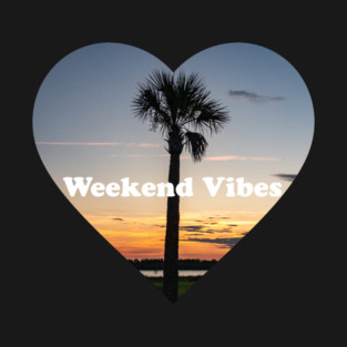 Weekend Vibes Sunset T-Shirt