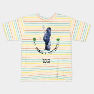 No Monkey Business Kids T-Shirt