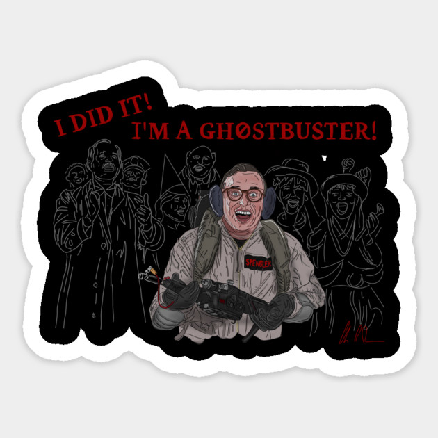 Ghostbusters 2: Louis Tully Did It Magnet by 51Deesigns