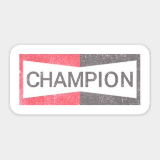 Brad Pitt Champion Accurate Recreation Sticker