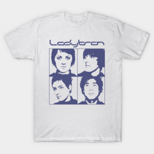 Ladytron Band Collage Fanart Design T-Shirt