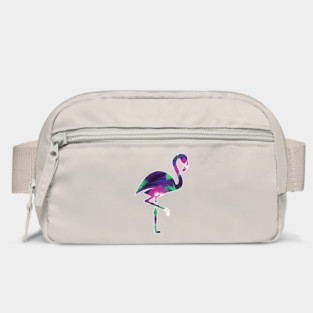 Tropical Flamingo Floral Purple Bag