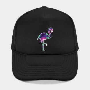 Tropical Flamingo Floral Purple Hat