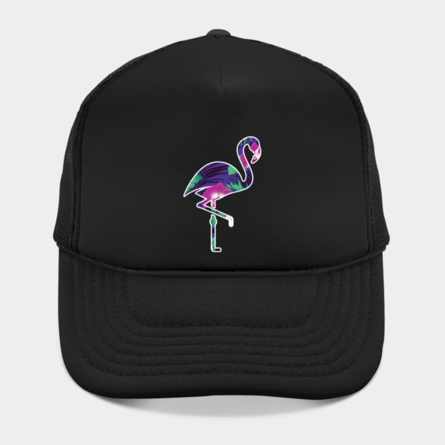 Tropical Flamingo Floral Purple by logiamerch