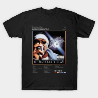 Ghostface Killah - Supreme Clientele Tracklist Album T-Shirt