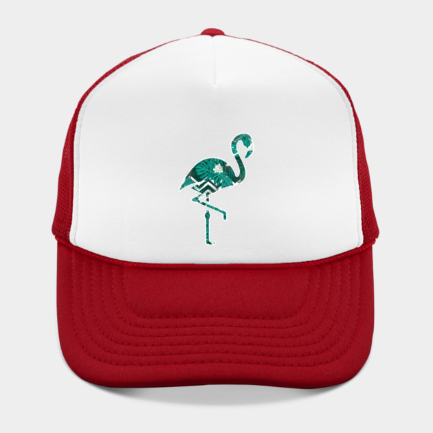 Tropical Floral Flamingo Blue by logiamerch