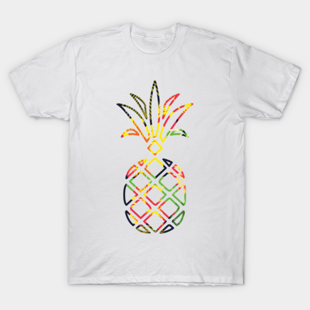 Tropical Pineapple Geometric T-Shirt by logiamerch
