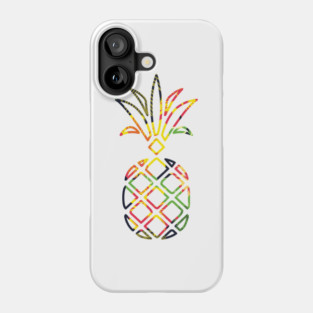 Tropical Pineapple Geometric Phone Case