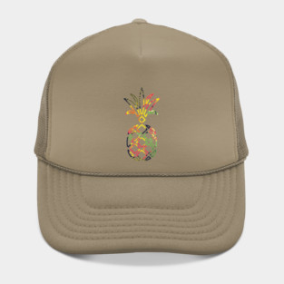 Tropical Pineapple Geometric Hat