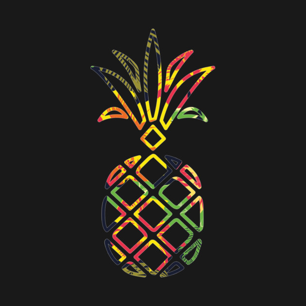 Tropical Pineapple Geometric by logiamerch