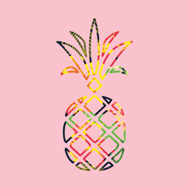 Tropical Pineapple Geometric by logiamerch