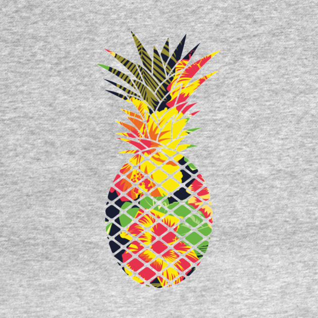 Tropical Pineapple Geometric Floral by logiamerch
