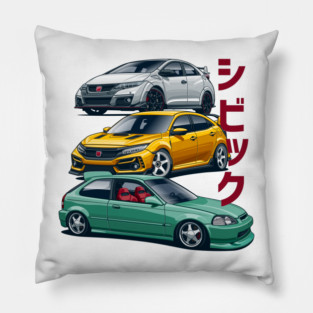 Civic type r Pillow