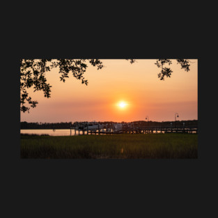 Summer Peach Sunset T-Shirt