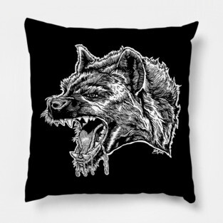 Hyena: He Who Laughs Last Pillow
