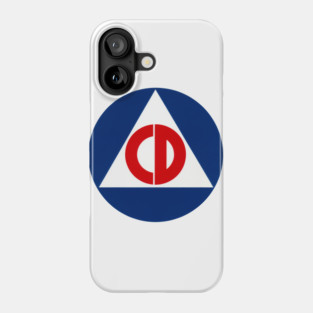 1950 Civil Defense Phone Case