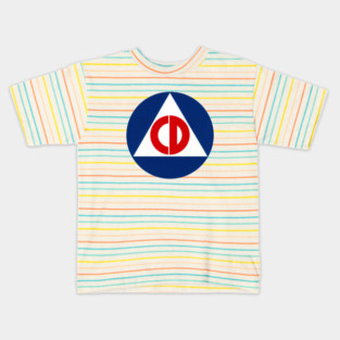 1950 Civil Defense Kids T-Shirt