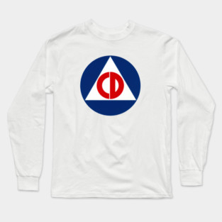 1950 Civil Defense Long Sleeve T-Shirt