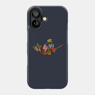 Muppet Christmas Carol - Gonzo and Rizzo flying Phone Case