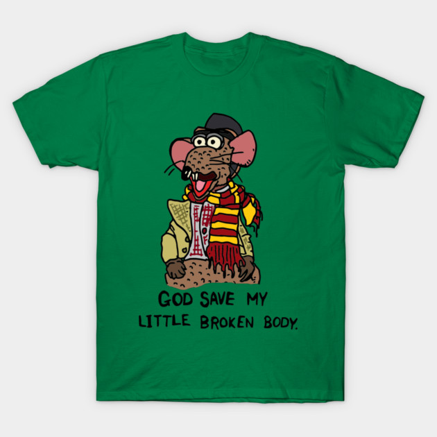 Muppet Christmas Carol - Rizzo's little broken body T-Shirt by JennyGreneIllustration