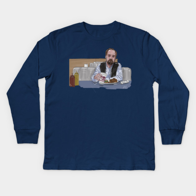 Sideways: Miles Kids Long Sleeve T-Shirt by 51Deesigns