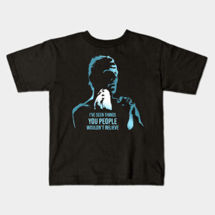 Tears in the Rain - Blade Runner Monologue Kids T-Shirt