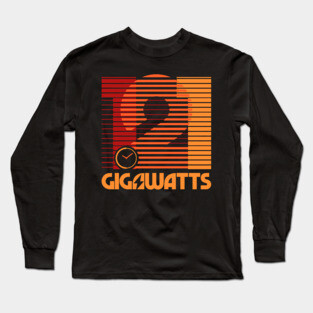 1.21 Gigawatts Minimal Design Long Sleeve T-Shirt