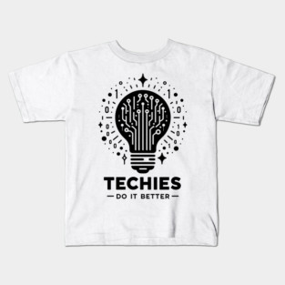 Techies Do IT Better Kids T-Shirt