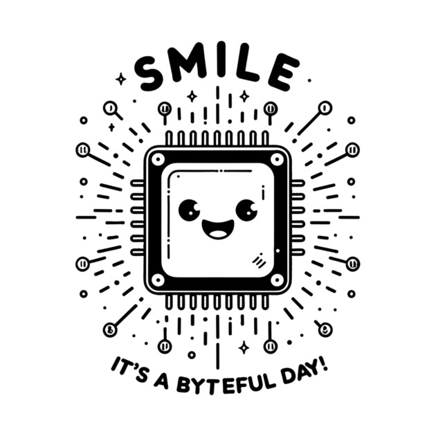 Smile It's a Byteful Day! by Frank Ring