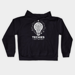 Techies Do IT Better Kids Hoodie