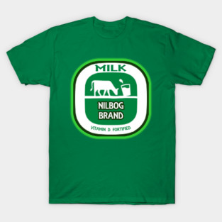 Nilbog Brand Milk T-Shirt
