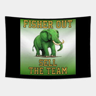 John Fisher Out Sell The Team Oakland Athletics Tapestry