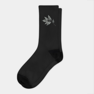 Ash Leaf Imprint Socks