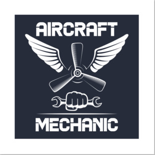 Airplane Aircraft Mechanic Aviation Posters and Art
