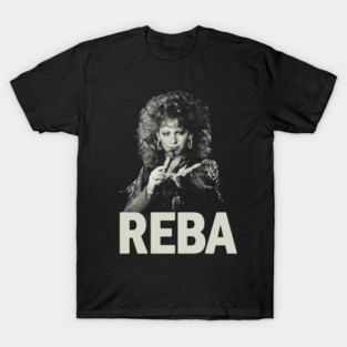 REBA ++ Black Vintage T-Shirt