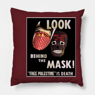 Behind the Mask Pillow