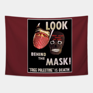 Behind the Mask Tapestry