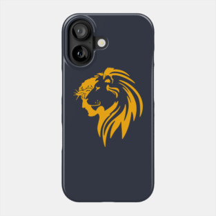 Christian Apparel Clothing Gifts - Jesus and Lion Phone Case