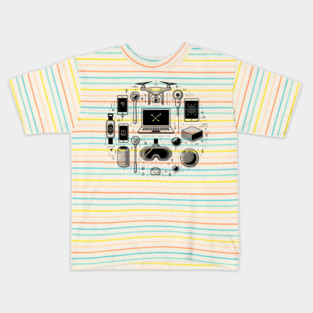 Gadgets The Tools of The Modern Age Kids T-Shirt